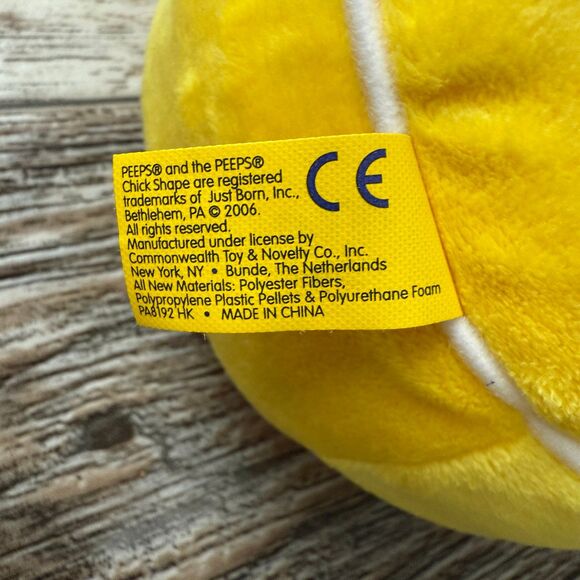 Peeps Yellow Bunny Plush - Picture 3 of 5